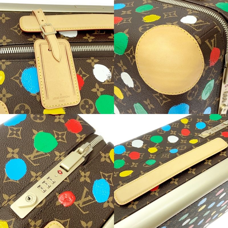 Louis Vuitton M10118 Monogram Horizon 55 X Yayoi Kusama Brown