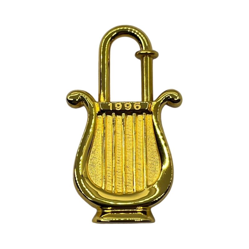Hermes 1996 Limited Edition LA Musique Harp Cadena Charm Harp Cadena Charm