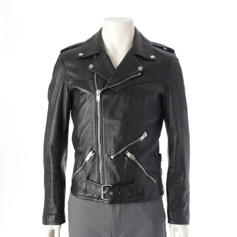Saint Laurent Edit Liman Period Lamb Leather Side Lace Up Double