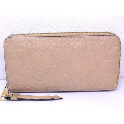 Louis Vuitton Monogram Empreinte Zippy Wallet Leather