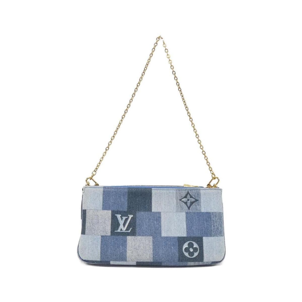 Louis Vuitton Denim Monogram Multi Pochette Shoulder Bag — view 2