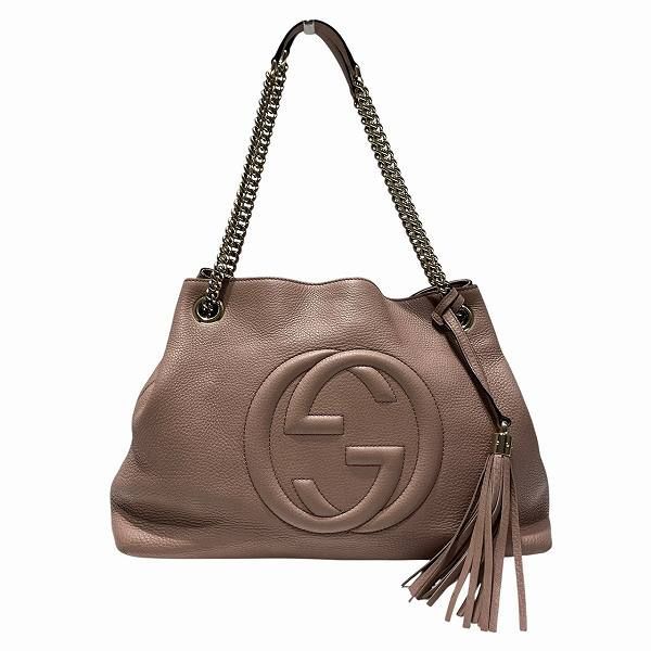 Gucci Soho 308982 Pink Bag Tote Shoulder Bag Women
