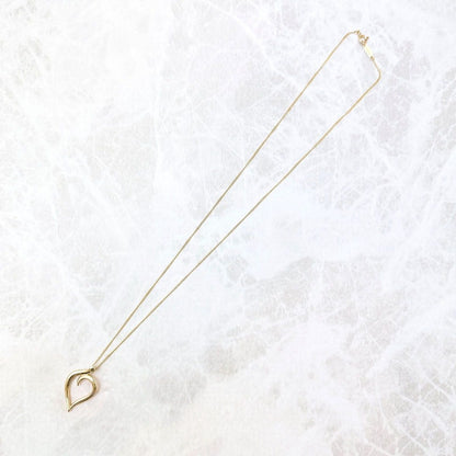Tiffany & Co Leaf Yellow Gold Necklace 46 cm — view 4