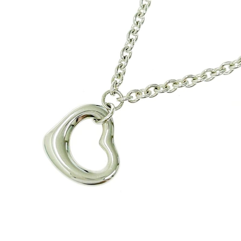 Tiffany & Co Silver Elsa Peretti Open Heart Bracelet 2.6g 925 Engraved 440301