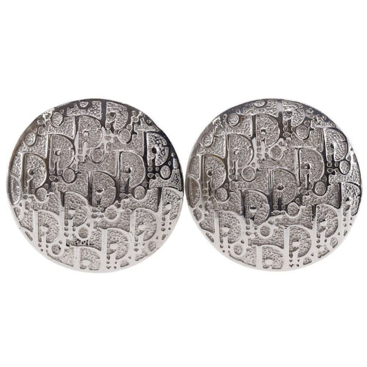 Dior Trotter Metal Silver Earrings
