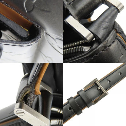 Louis Vuitton Shoulder Bag Alston M55122 Monogram Matte Dark Grey Metallic