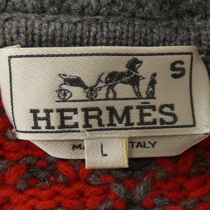 Hermes Knit Sweater Gray — view 4