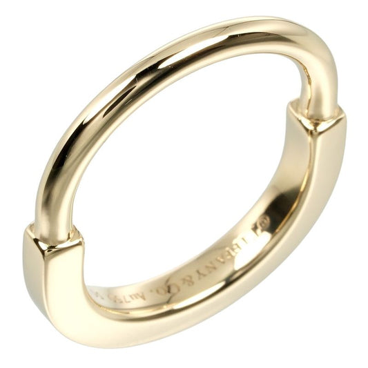 [tiffany & Co] Tiffany & Co Lock 18K Yellow Gold Size 6 Ladies' 4.5 G Ring