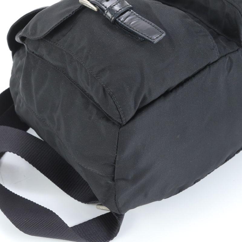 Prada Authenticity With Card Tessuto Nylon Triangle Logo B6677f Backpack Sac