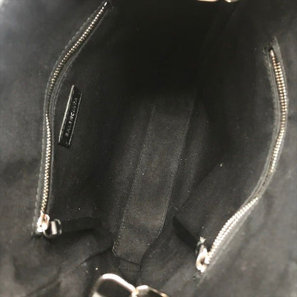 Balenciaga Everyday Tote 2-Way Canvas Leather Shoulder Bag White Black