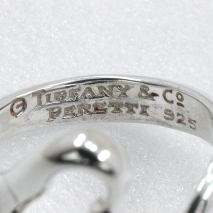 Tiffany & Co Open Heart Elsa Peretti Silver 925 Size 8.5 Ladies 4.5g Ring