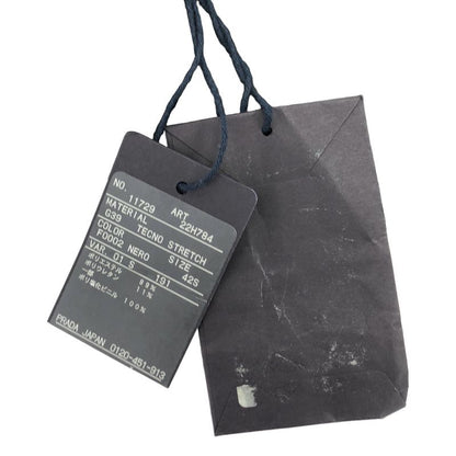 Prada - Logo Rubber Patch Slacks - S - Black - Women's