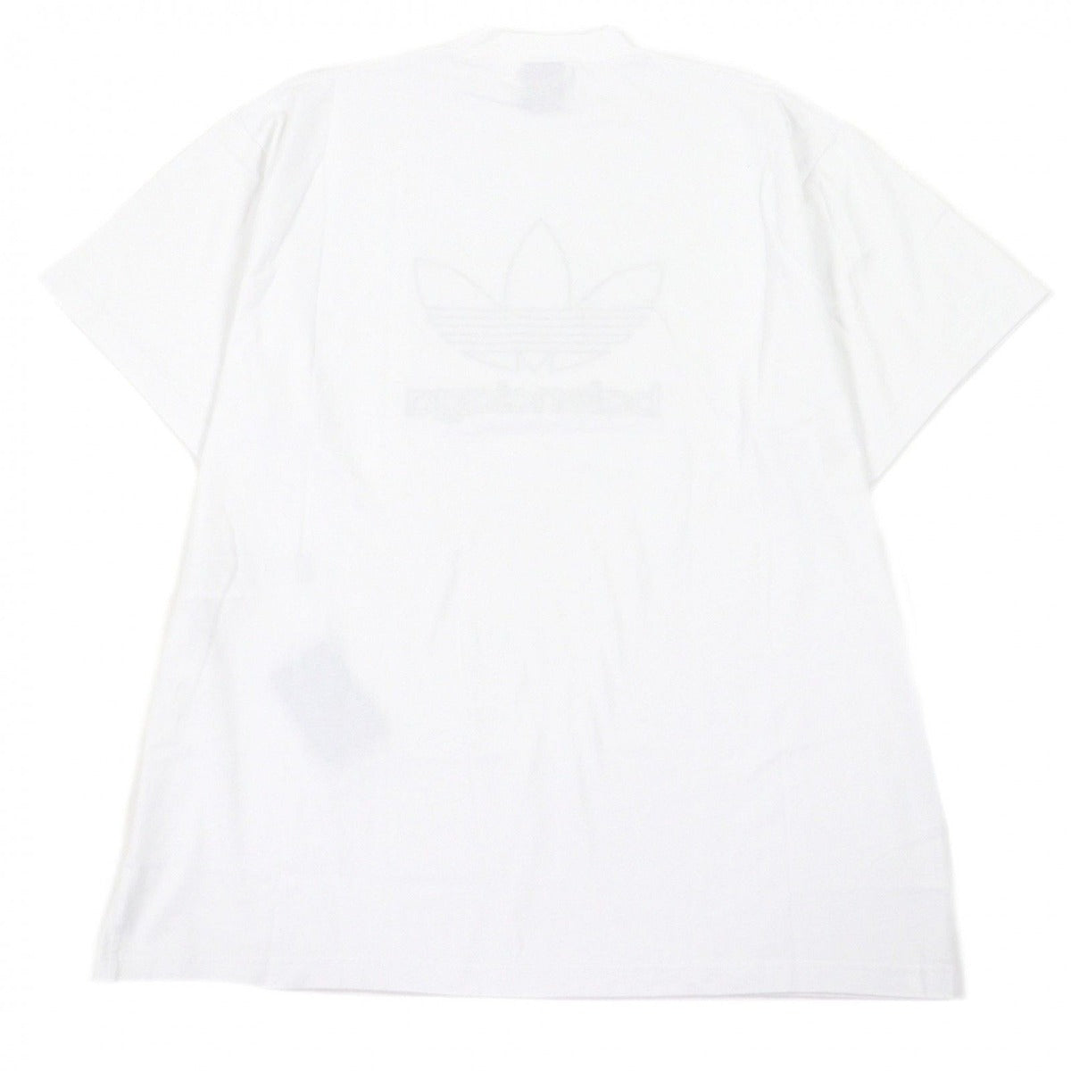 Balenciaga Adidas Cotton Trefoil Logo Embroidery Oversize Short Sleeve T-Shirt — view 3