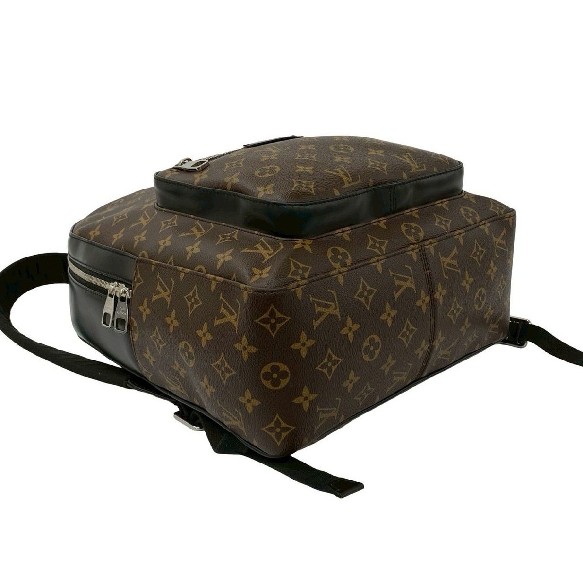 Louis Vuitton Josh Monogram Macassar Leather Backpack Brown — view 7