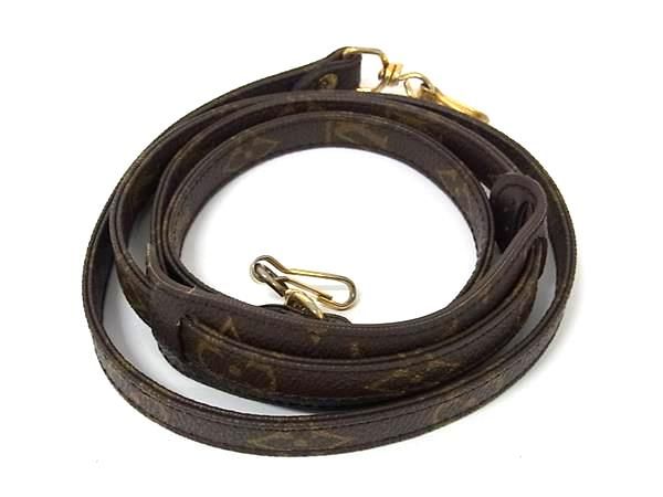 Louis Vuitton Monogram Bag Shoulder Strap Crossbody Shoulder Women Brown