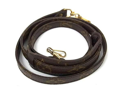 Louis Vuitton Monogram Bag Shoulder Strap Crossbody Shoulder Women Brown