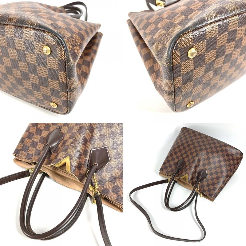Louis Vuitton Shoulder Bag Kensington N41435 Damier Canvas Brown