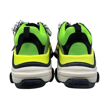 Balenciaga Sneakers Triple S 541623 41 Size Mesh Logo Green Black White Triple