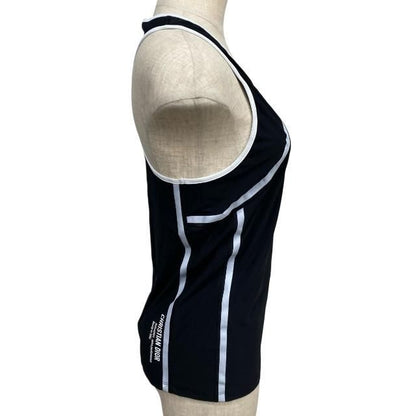 Dior VIBE Christian Dior Tank Top Sleeveless Shirt Top Black [size XS]