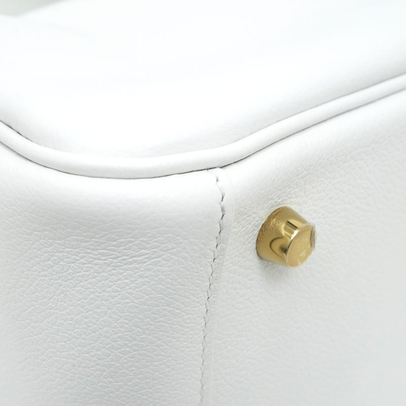Hermes Lindy 26 New White Gold Hardware Eva Color W Engraved Shoulder