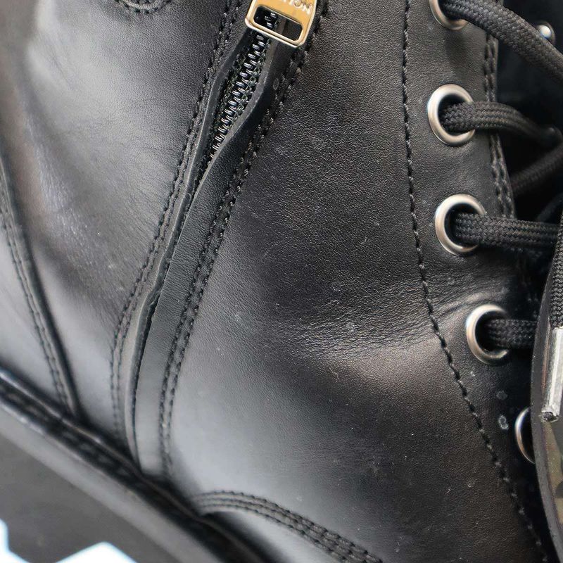 Louis Vuitton X Nigo Louis Vuitton Nigo Oberkampf Line Ankle Leather Boots