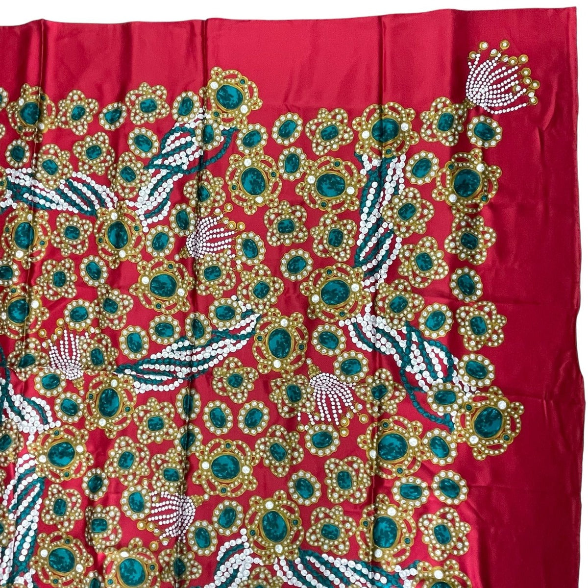 Chanel Scarf Silk Extra Large 130 Pattern Red — view 3