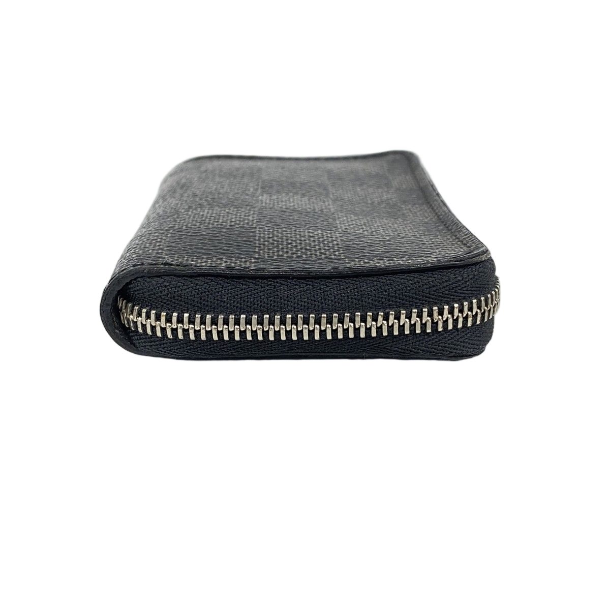 Louis Vuitton Coin Case Damier Graphite Zippy Purse Black Gray — view 2