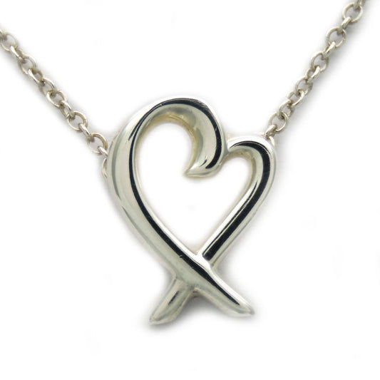 Tiffany & Co Necklace Mini Loving Heart 925 Silver Approx 1.5g Silver Paloma