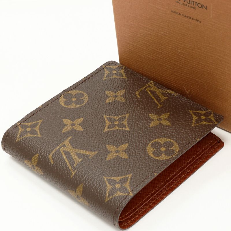 Louis Vuitton Monogram Portobier Carte Cles Di M61665 Folding Wallet With Coin