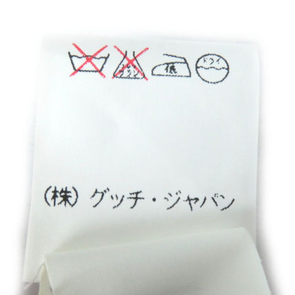 Gucci Vintage 1994 100% Silk Tom Ford Period Logo Fruit Print Gold Button