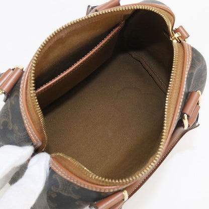 Celine Small 2WAY Triomphe Canvas 113772cas.04lu Mini Boston Triomphe Canvas