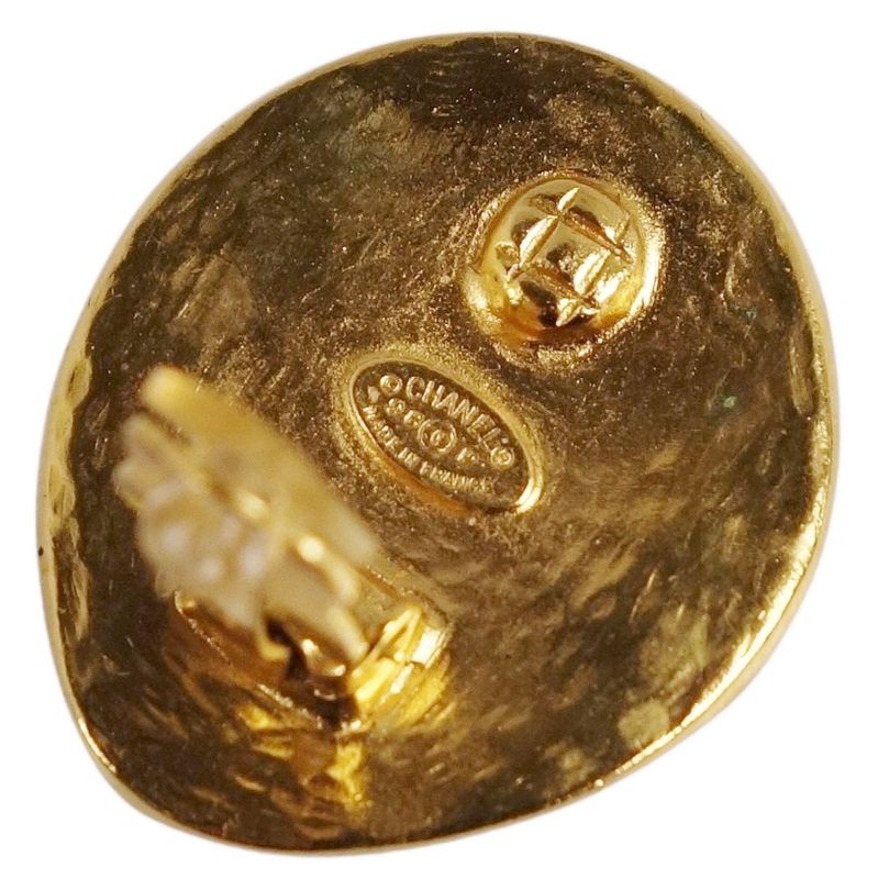 Vintage Chanel Earring 98P Coco Mark A