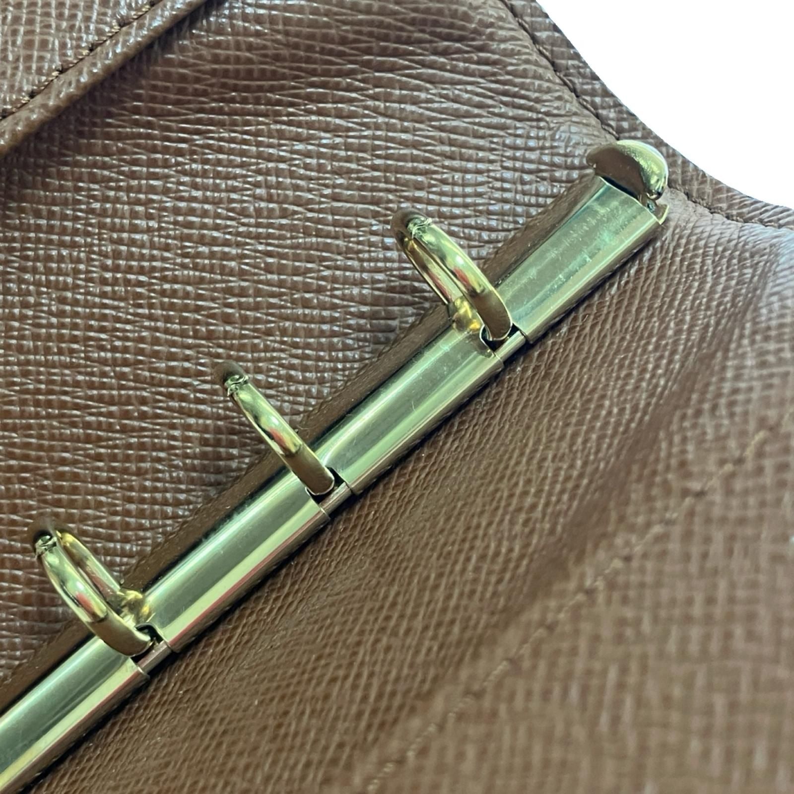 Louis Vuitton Monogram Agenda PM Notebook R20052 Brown