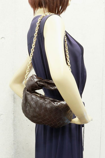 Bottega Veneta Handbag Chain Shoulder Bag Intrecciato Mini Jodie Calf Fondante