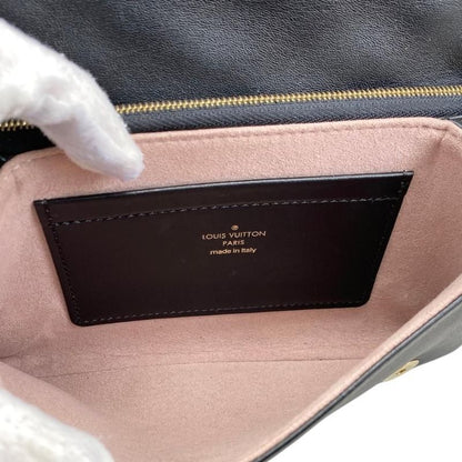 Louis Vuitton Pochette Couss in M82116 Monogram Pattern Lamb Leather Noir Black