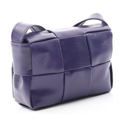 Bottega Veneta Shoulder Bag Candy Cassette Purple Leather Intrecciato — view 2