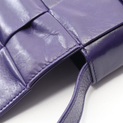 Bottega Veneta Shoulder Bag Candy Cassette Purple Leather Intrecciato — view 8