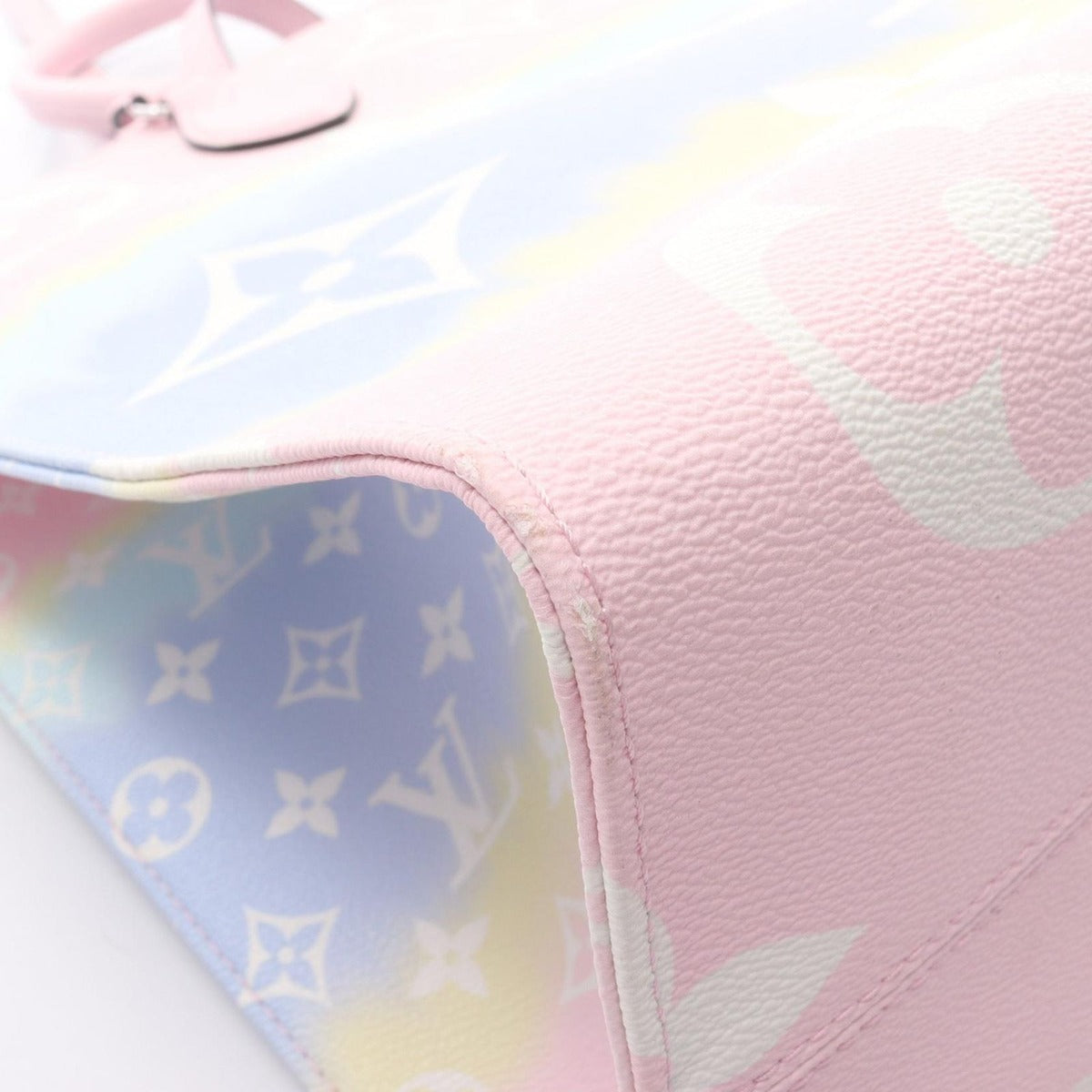 Louis Vuitton Shoulder Bag On The Go GM Canvas Leather — view 12