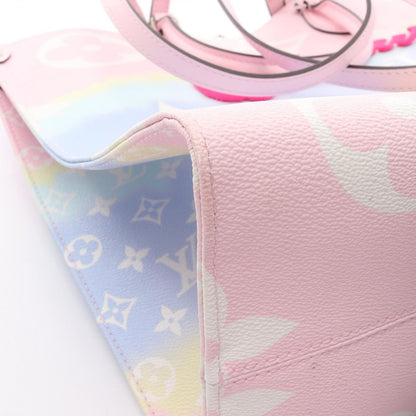 Louis Vuitton Shoulder Bag On The Go GM Canvas Leather — view 10