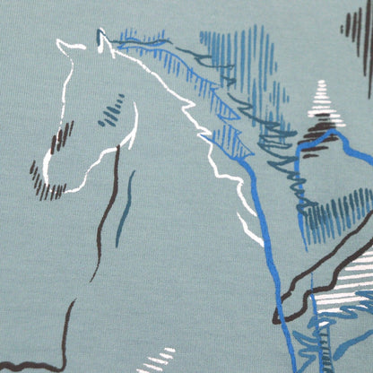 Hermes Cavalcade Cotton Crew Neck Short Sleeve — view 4