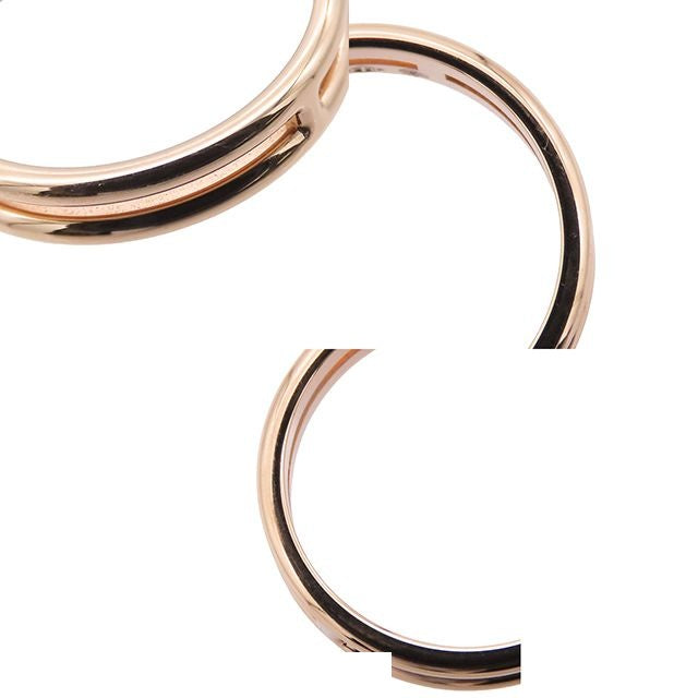 Hermes Ariane Pink Gold 18k Wedding 52 Ring — view 7