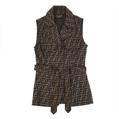 Fendi Zucca Pattern Size 40 Vest