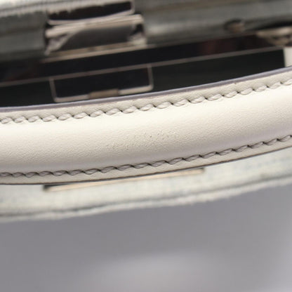 Fendi Handbag Marc Jacobs Peekaboo Denim White — view 8