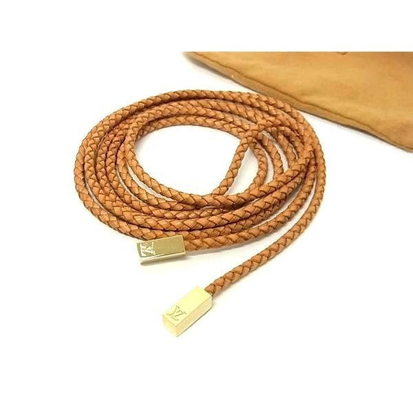 Louis Vuitton Santure VVN Trecee Rope Belt With Cord Brownish