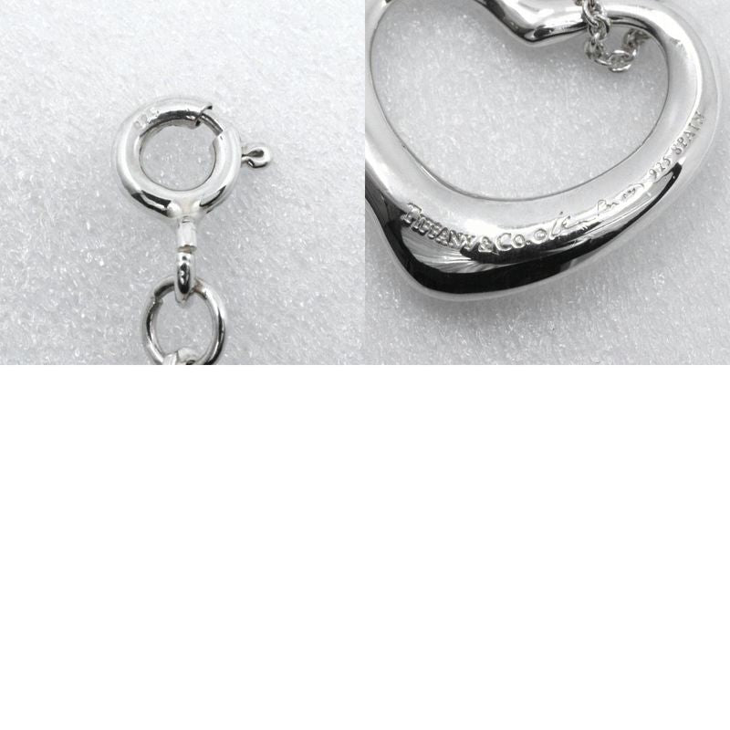 Tiffany & Co Open Heart Elsa Peretti 925 Silver Ladies 5.9g Necklace