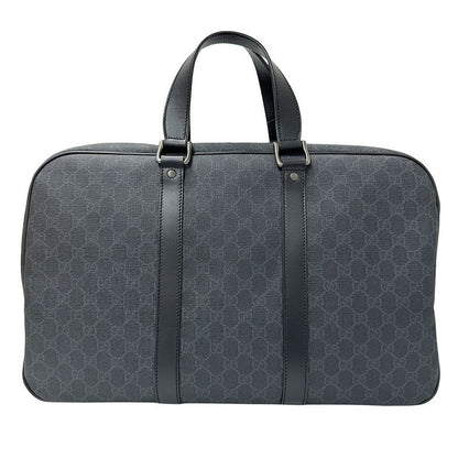 Gucci Bag Men's Brand GG Supreme Boston Bag GG Supreme Canvas Black 322066