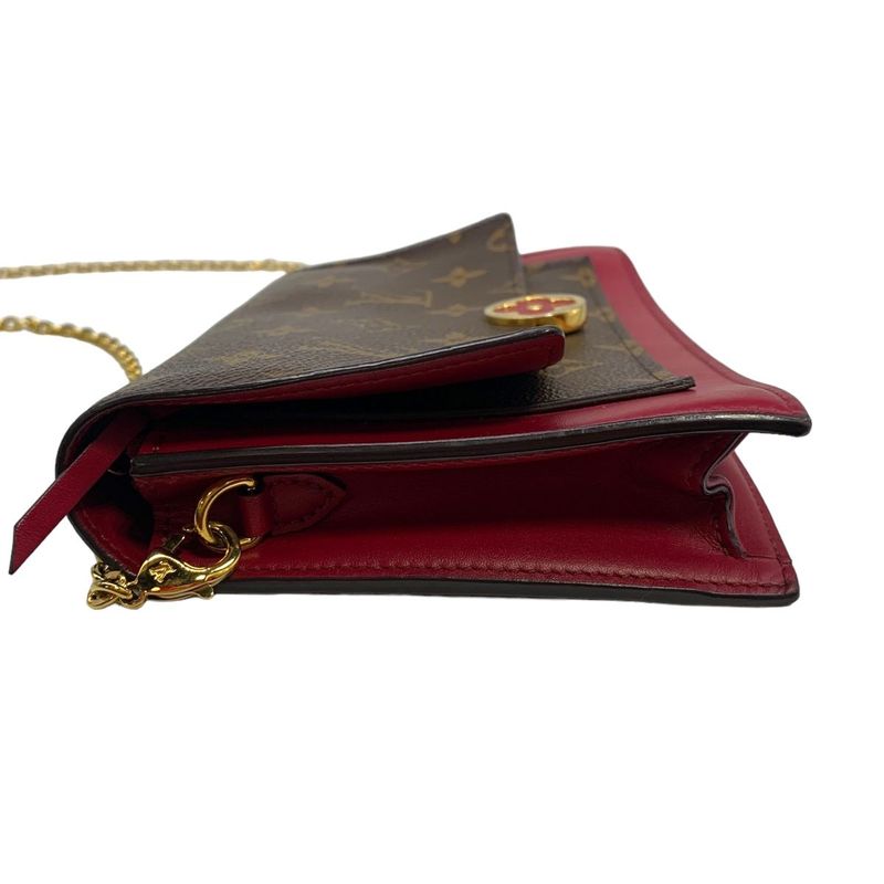 0880 Louis Vuitton Shoulder Bag Flore Chain M69578 Monogram Gold Hardware Main