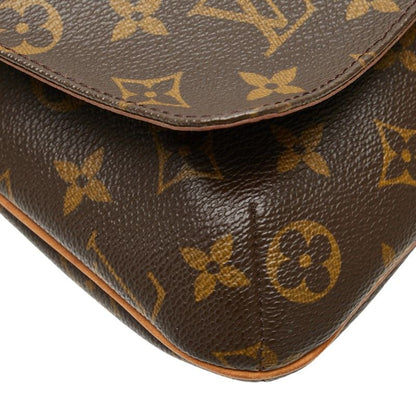 Louis Vuitton Monogram Musette Salsa Short M51258 Brown PVC Leather Women Louis