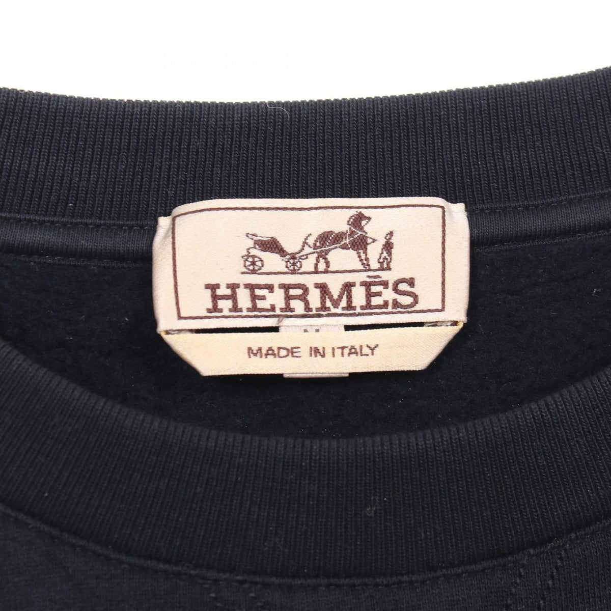 Hermes Sweatshirt Black Cotton — view 3