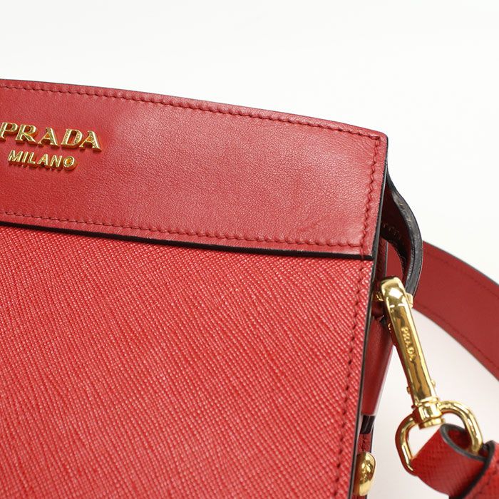 Prada Saffiano Leather 1bh043 Crossbody Shoulder Bag Leather Women